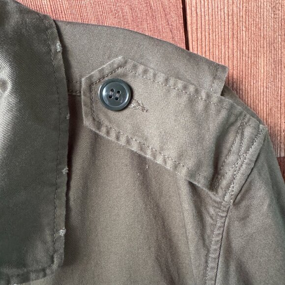 NWT Anthropologie by Pilcro Olive Green Utility/Military Jacket in Women's 1X - Picture 5 of 16